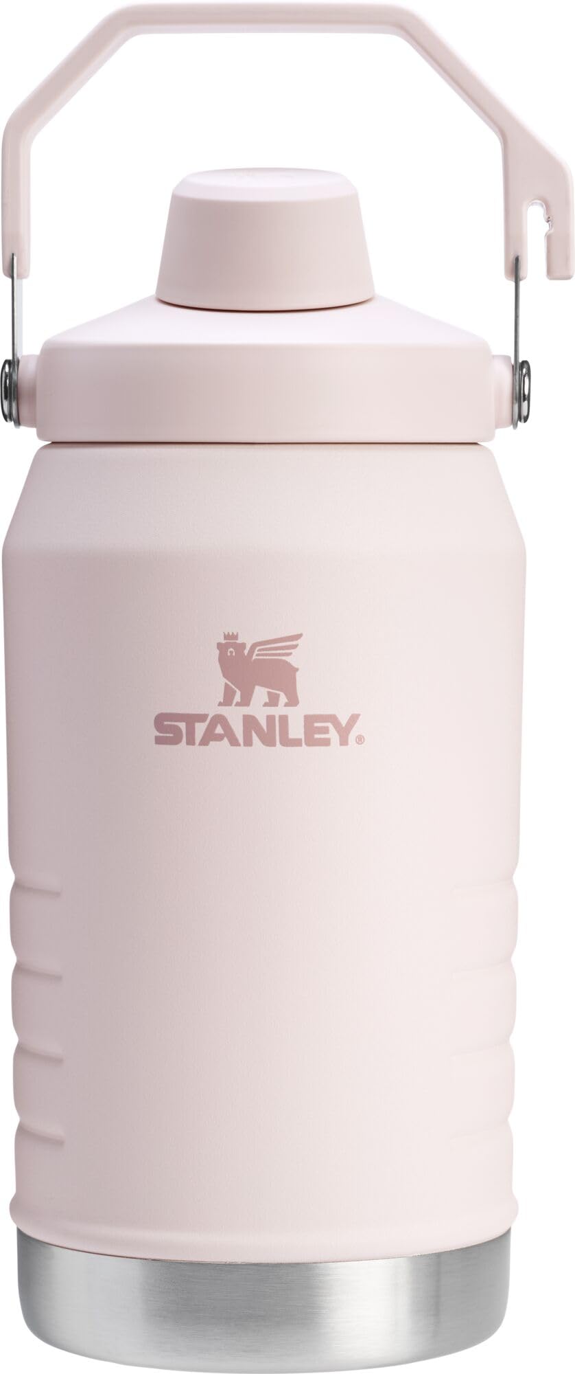 Stanley IceFlow Fast Flow Jug with Handle 96 oz | Twist On Angled Spout Lid | Leakproof for Travel and Sports | Insulated Stainless Steel | BPA-Free | Rose Quartz